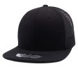 PB107 [BLACK] COTTON 6PANEL TRUCKER HATS For Sale