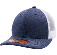 PB227 [NAVY WHITE] SPACE DYED MESH TRUCKER HATS Supply