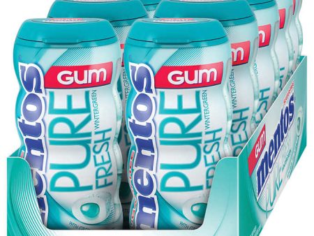 Mentos Pure Fresh Gum Wintergreen, 15pcs 10ct Discount