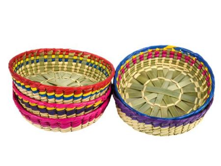 WHOLESALE PALM WOVEN TORTILLERO ASST CLRS SOLD BY CASE Online now