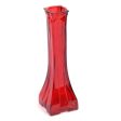 WHOLESALE VASE RED 7.5 X H22CM #HC25107 SOLD BY CASE Cheap