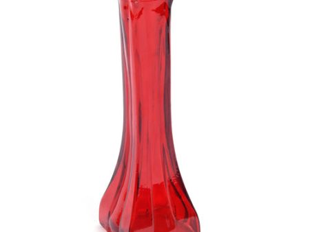 WHOLESALE VASE RED 7.5 X H22CM #HC25107 SOLD BY CASE Cheap