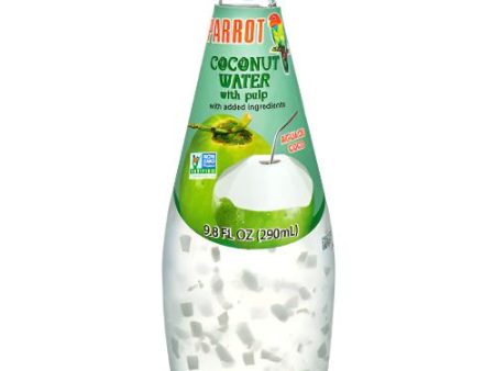 WHOLESALE PARROT COCONUT WATER 9.8 OZ W  PULP SOLD BY CASE Online