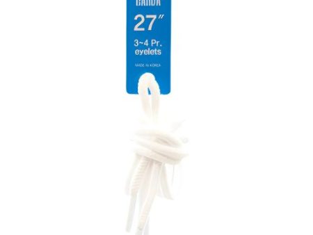 WHOLESALE SHOELACE ROUND WHITE 27 SOLD BY CASE Online Sale