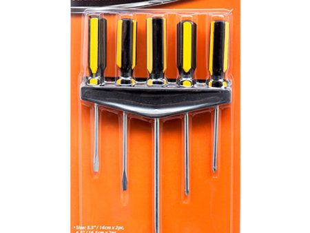 WHOLESALE KINGMAN SCREWDRIVER 5PC W HOLDER SOLD BY CASE Fashion