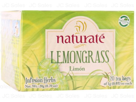 WHOLESALE NATURATE TEA LEMONGRASS 20 TEA BAGS SOLD BY CASE Online now