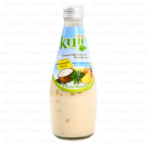 WHOLESALE KUII COCONUT MILK W  NATA DE COCO PINEAPPLE 290ML SOLD BY CASE For Sale