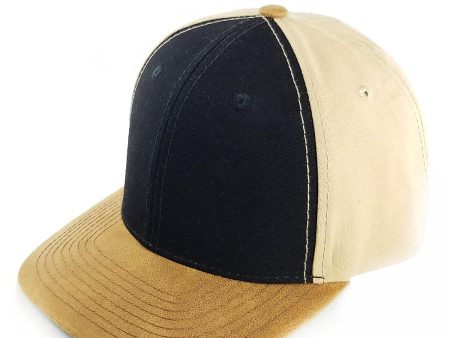 HC2024 [BLACK TAN BROWN] PLAIN OXFORD PU VISOR HAT Discount