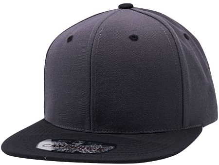 PB103 [CHARCOAL BLACK] WOOL BLEND SNAPBACK HATS For Sale