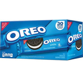 Oreo Single Serve Sandwich Cookies, 2.4oz 30ct Online Hot Sale