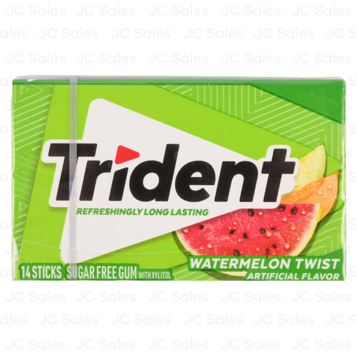 WHOLESALE TRIDENT GUM WATERMELON 14 STICKS SOLD BY CASE Online Hot Sale