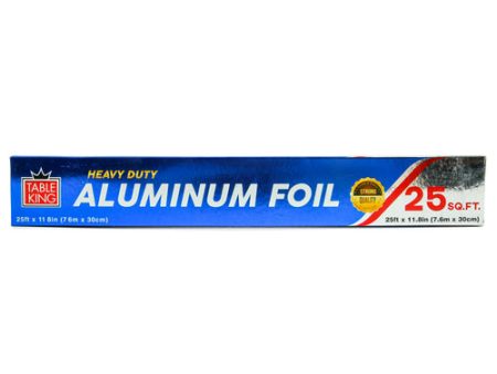 WHOLESALE TABLE KING ALUMINUM FOIL 25SQ.FT ULTRA DUTY SOLD BY CASE Cheap