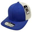 PB258 [ROYAL L.GREY] PERFORATED SNAPBACK HATS For Sale