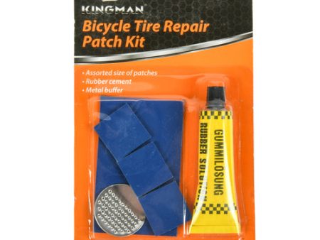 WHOLESALE KINGMAN BICYCLE TIRE REPAIR PATCH KIT SOLD BY CASE For Sale