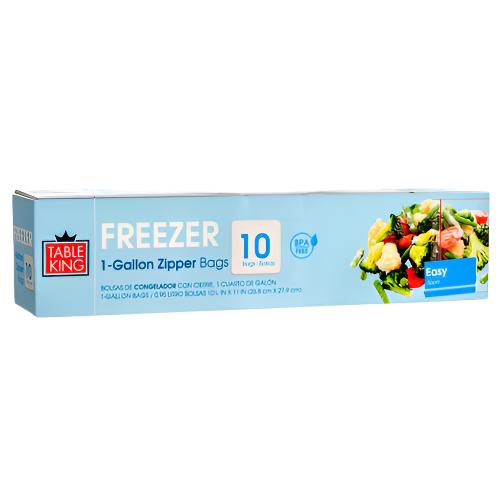 WHOLESALE TABLE KING FREEZER BAG 1 GAL 10CT SOLD BY CASE Discount