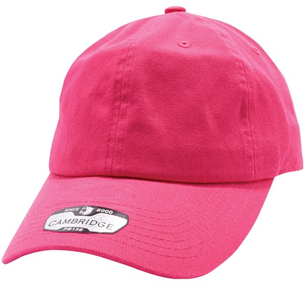 PB136 [H.PINK] UNSTRUCTURED COTTON TWILL DAD HATS For Discount