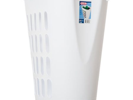 WHOLESALE STERILITE #1256 LAUNDRY HAMPER OPEN TOP WHT SOLD BY CASE For Cheap