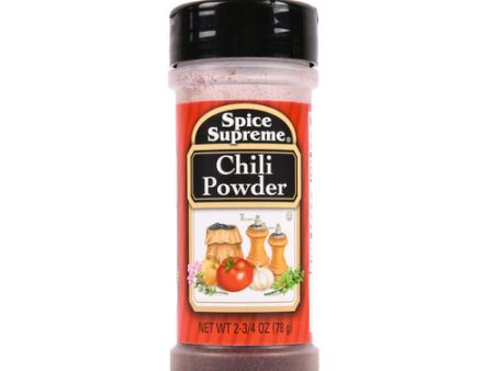 WHOLESALE SPICE SUPREME CHILI POWDER 12   2.75 OZ SOLD BY CASE Online now