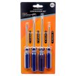 WHOLESALE KINGMAN SCREWDRIVER 4PC W D. BLISTER PACK SOLD BY CASE Online now