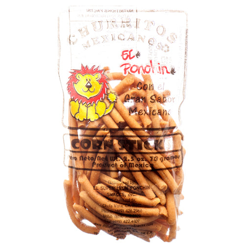 WHOLESALE EL PONCHIN CHURRITOS MEXICANOS 2.5 OZ SOLD BY CASE Online