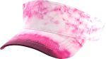 PB257 [PINK] TIE DYE SUN VISOR For Discount