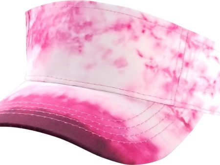 PB257 [PINK] TIE DYE SUN VISOR For Discount