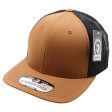 PB222-CARAMEL-BLK CAMBRIDGE TRUCKER HAT Supply