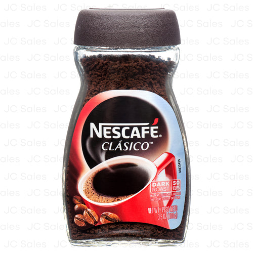 WHOLESALE NESCAFE COFFEE CLASICO 3.5 OZ SOLD BY CASE For Sale