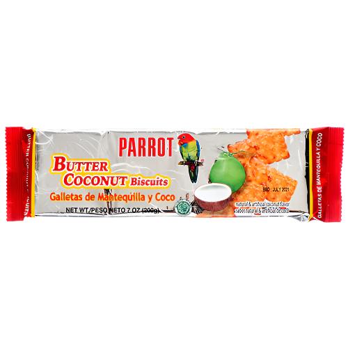 WHOLESALE PARROT BISCUIT 7 OZ BUTTER COCONUT SOLD BY CASE For Cheap