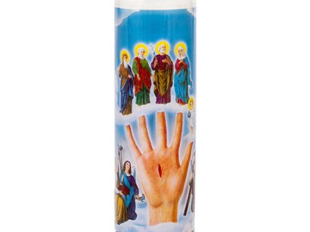 WHOLESALE VELADORA RELIGIOUS CANDLE LA MANO PODEROSA 12 CT SOLD BY CASE Supply