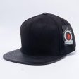 PB150 [BLACK] SUEDE PERFORATED LEATHER SNAPBACK HATS Online