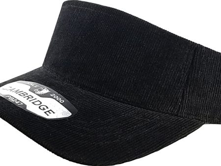 PB247 [BLACK] CORDUROY SUN VISOR HATS Online Hot Sale