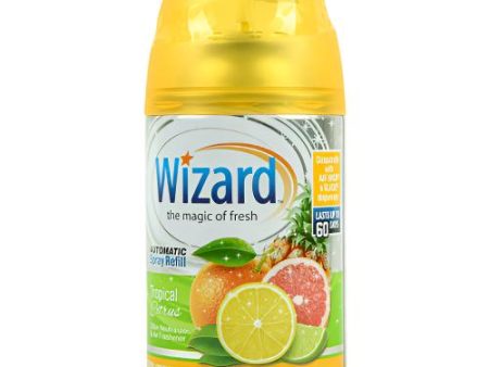 WHOLESALE WIZARD AUTOMATIC SPRAY REFILL TROPICAL CITRUS 5 OZ SOLD BY CASE Cheap