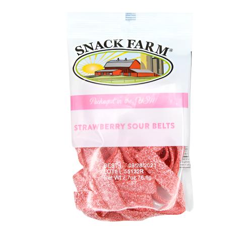 WHOLESALE STRAWBERRY SOUR BELTS 2.75 OZ SOLD BY CASE Hot on Sale