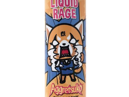 Aggretsuko Liquid Rage Energy Drink, 12oz 12ct Hot on Sale