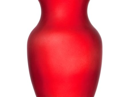 WHOLESALE GLASS VASE 8 RED GINGER #T99RED SOLD BY CASE Discount