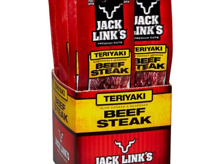 Jack Link s Beef Steak Stick Teriyaki, 1oz 12ct For Discount