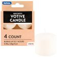 WHOLESALE NUVALU VOTIVE CANDLE 4CT WHITE SOLD BY CASE Cheap