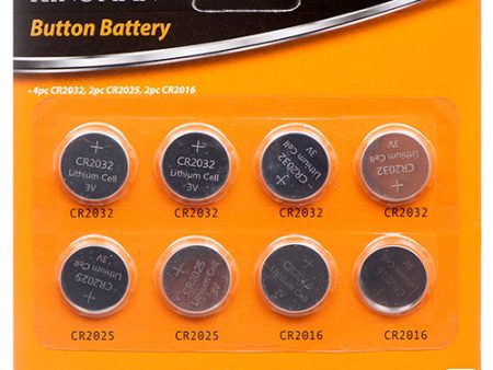 WHOLESALE KINGMAN BUTTON  BATTERY POWER CELL 8PCS SOLD BY CASE For Sale