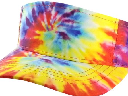 PB257 [RAINBOW] TIE DYE SUN VISOR Online Hot Sale