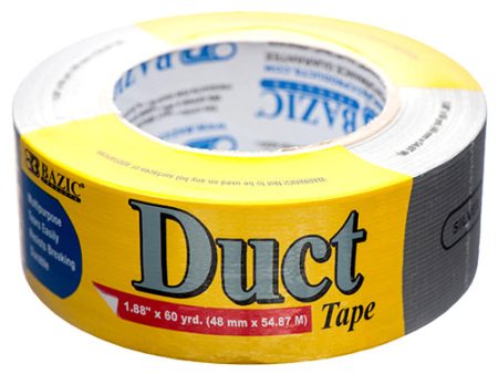 WHOLESALE BAZIC DUCT TAPE SILVER 1.89 X 60YD SOLD BY CASE Discount