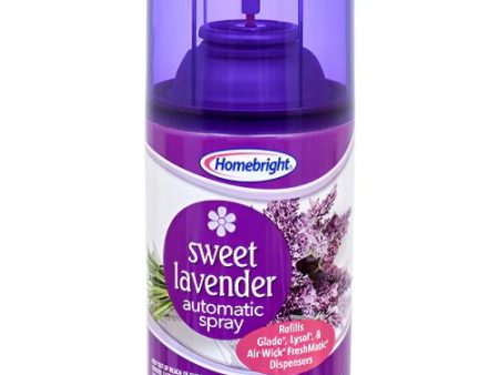 WHOLESALE HOMEBRIGHT AIR FRESHENER REFILL 4.5 OZ SWEET LAVENDER SOLD BY CASE Online Hot Sale