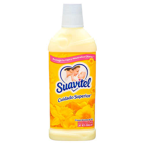 WHOLESALE SUAVITEL FABRIC SOFTENER 450 ML FRESCA AROMA DEL SOL SOLD BY CASE Online Sale