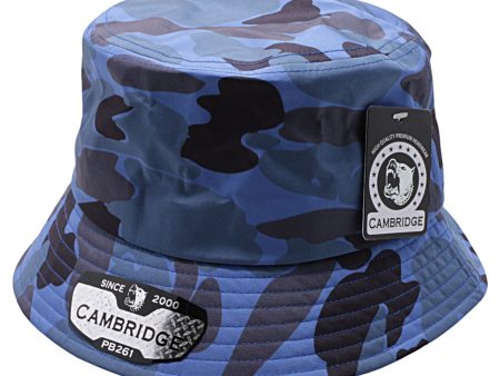 PB261 [ROYAL] SHINY CAMO BUCKET HATS Hot on Sale