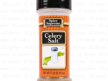 WHOLESALE SPICE SUPREME CELERY SALT  12   7.5 OZ SOLD BY CASE Discount