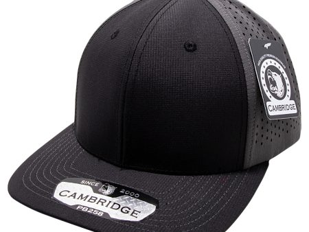 PB258 [BLACK CHARCOAL] PERFORATED SNAPBACK HATS Hot on Sale