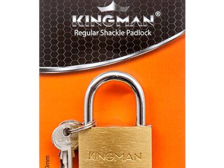 WHOLESALE KINGMAN BRASS PADLOCK 50MM W  IRON CORE SOLD BY CASE Fashion