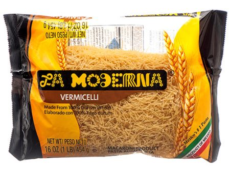 WHOLESALE LA MODERNA PASTA 16 OZ VERMICELLI SOLD BY CASE Online Hot Sale