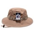 PB169 [KHAKI] PLAIN WASHED BOONIES WITH STRAPPED BUCKET HATS For Cheap