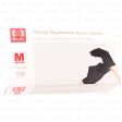 WHOLESALE MEDICAL GRADE SYNTHETIC VINYL GLOVES BLACK MEDIUM SOLD BY CASE on Sale